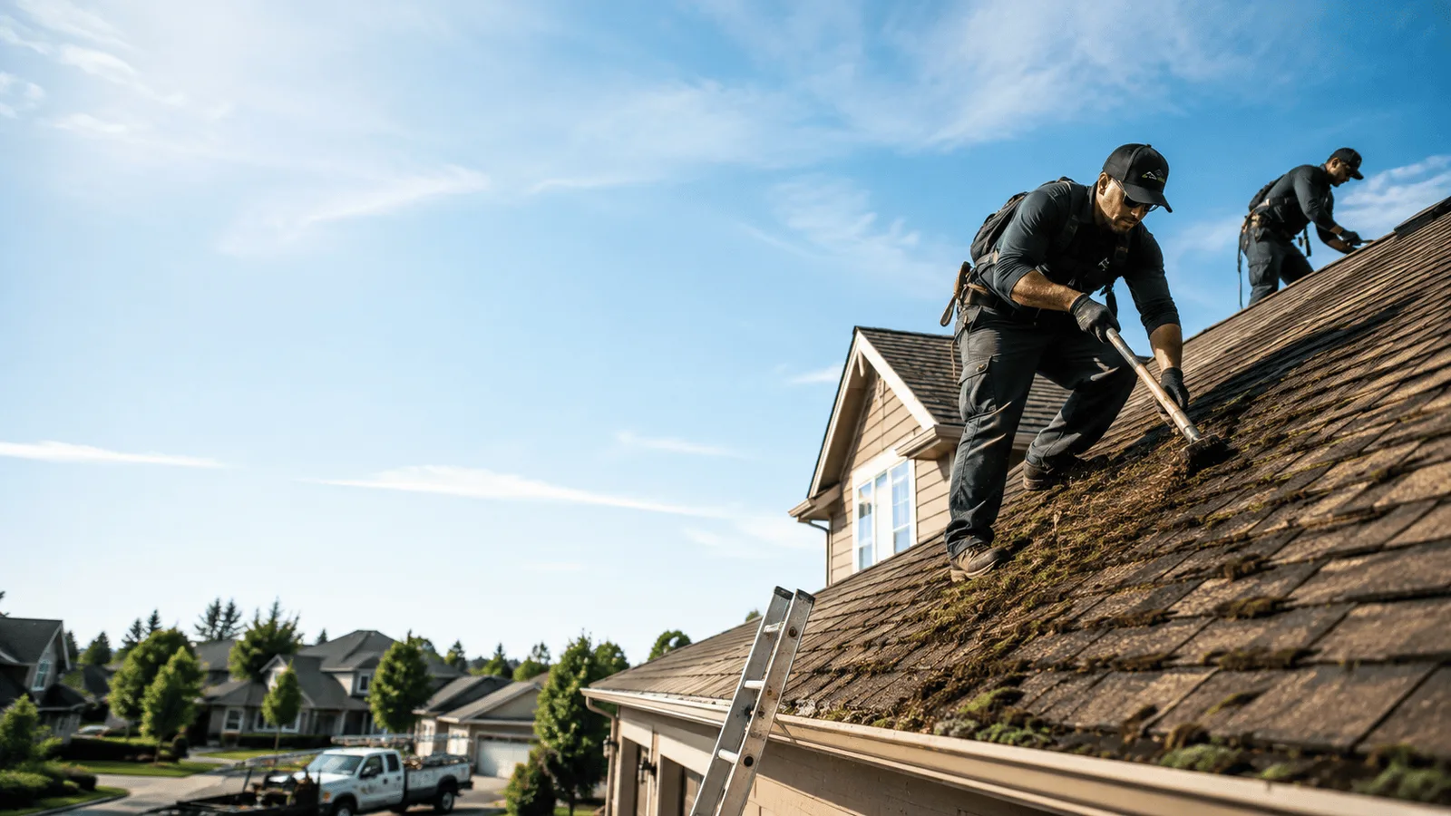 Roof Moss Removal in Athens, WV near me